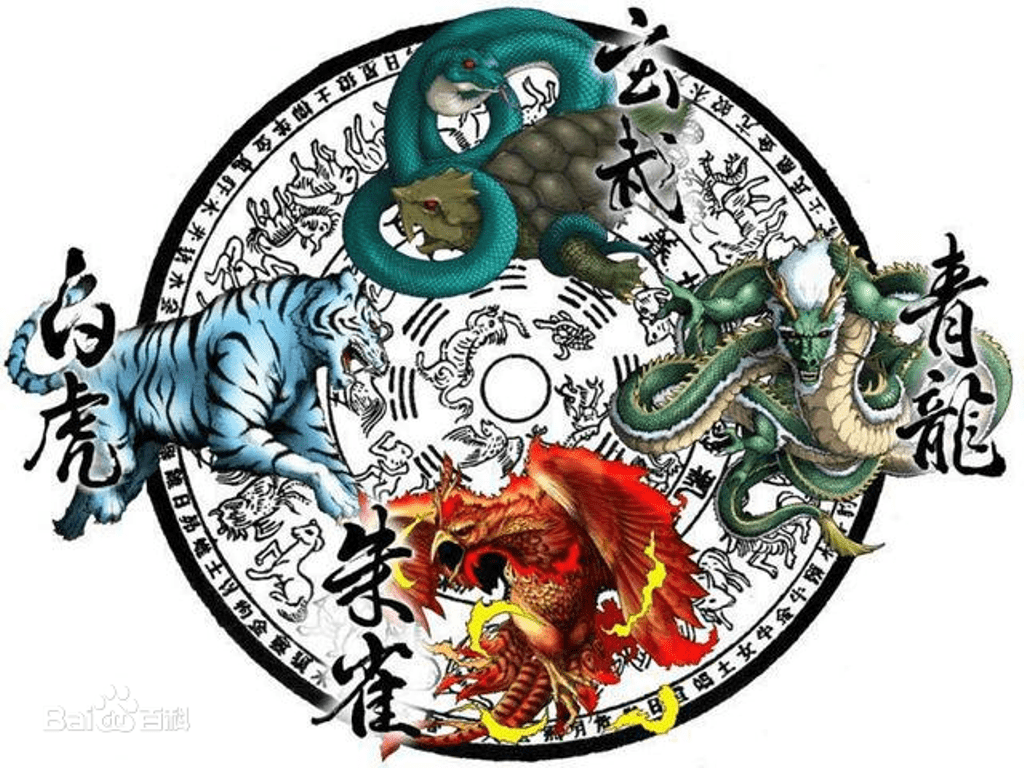 风水中的朱雀玄武 上朱雀下玄武左青龙右白虎